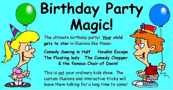 Magic Birthday Parties for Kids